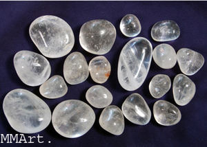 Qualité supérieure Poli Rond Cristal Quartzite Pierre Précieuse Naturelle Cailloux Graviers Puces Emballage standard d'exportation - Product Image 2