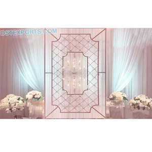 Tendencia boda vela de paredes de boda recepción etapa vela paredes glamoroso escenario boda eminentes vela paredes - Product Image 1