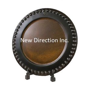 Plato de Servicio Decorativo para Pasta con Diseño de Mosaico, Acabado en Níquel, para Hogar y Hoteles - Product Image 4