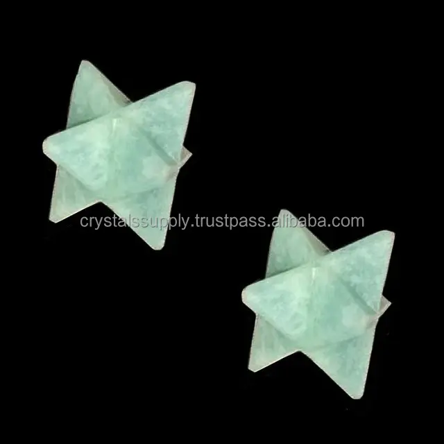 Amazonita de piedras preciosas Merkaba estrella: venta al por mayor curación Mercaba estrella: amazonita Mercaba estrella al por mayor cristales: cristales de