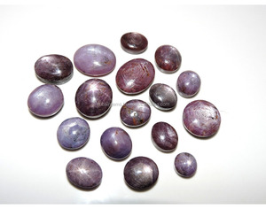 Cabujón de piedras preciosas de estrella de rubí natural de calidad superior - Product Image 1