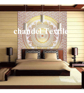 ผ้าปูเตียงแบบแขวนผนังสไตล์โบฮีเมียนผ้าห่มปิกนิกตกแต่งผนังลายพิมพ์ - Product Image 3