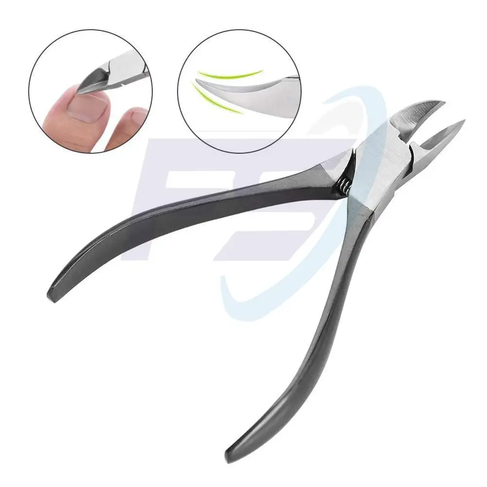 Cuticle Nipper, Professional Stainless Steel Full Jaw Nipper Dead Skin Remover Durable Nail Clipper Cutter Manicure/Pedicure Too