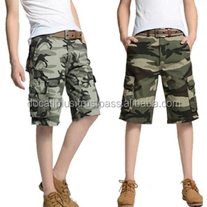 Pantalones Cortos Cargo de Cintura Alta, Tejidos, Camuflados, Casuales y Transpirables, Personalizados OEM para Hombre - Product Image 2