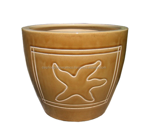 Macetas y jardineras de cerámica esmaltada de arcilla blanca para interiores, más vendidas, con diseño moderno para decoración del hogar, interiores y jardín. - Product Image 3