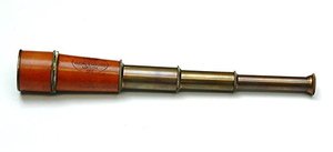 Télescope nautique Antique Kelvin & Hughes Spyglass avec étui en bois de rose Télescope vintage fait à la main - Product Image 3