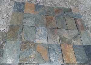 Pierre décorative en quartzite vert Zeera indien, ardoise naturelle, carreaux de pierre fendue, durable, garantie 5 ans, décoration murale traditionnelle - Product Image 5