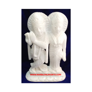 หินอ่อนสีขาว Radha กฤษณะไอดอล - Product Image 1