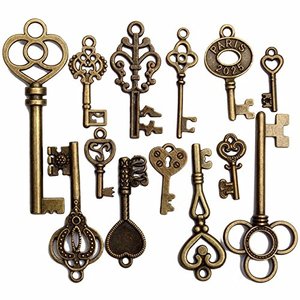 Clés suspendues de décor antique pour la décoration murale de la maison - Product Image 2