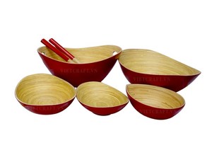 Platos lacados de bambú, precio más barato - Product Image 4