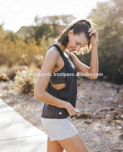 เสื้อกล้าม100% ออกกำลังกายผ้าฝ้ายธรรมดาสำหรับผู้หญิงเสื้อกล้ามระบายอากาศได้สำหรับเล่นกีฬาออกกำลังกาย - Product Image 5