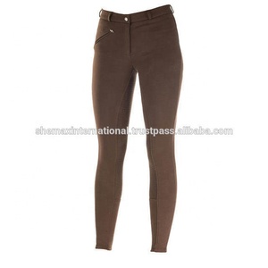 Shemax 2024 คุณภาพสูงขายร้อนที่กําหนดเองขี่ม้าขี่ม้าผู้หญิงซิลิโคนแบบแอคทีฟเต็มกางเกงที่นั่งสีน้ําตาลเข้ม - Product Image 3