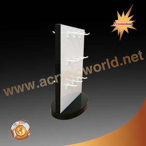 Soporte de exhibición de acrílico de tamaño personalizado para calcetines con ganchos - Product Image 6