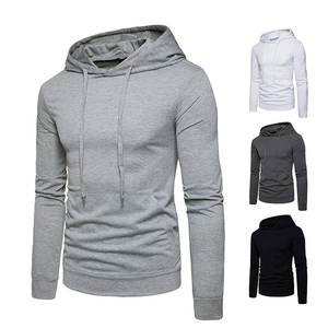 Plain hoodies men custom logo women hoodies custom High Quality Gym Hoodie - Product Image 2