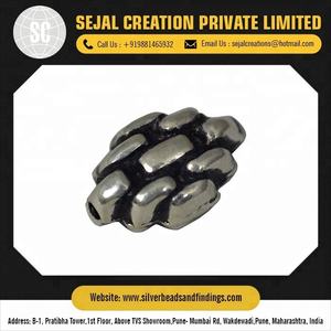 ลูกปัดเงินคุณภาพดีสไตล์ชนเผ่าลูกปัดสเตอร์ลิงเงิน - Product Image 3