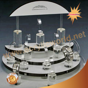 ที่กําหนดเอง HICK อะคริลิคใสนาฬิกาข้อมือชั้นวางจอแสดงผล / ผู้ถือ / ยืนแสดงนาฬิกาสําหรับร้านค้าปลีกยืนแสดงนาฬิกาพร้อมแหวน C - Product Image 5