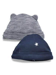 Bonnet pour bébé en 100% coton, certifié banane, paquet de deux - Product Image 4