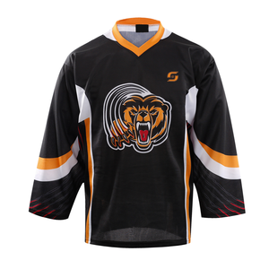Maillot de hockey sur glace personnalisé pour homme fabriqué au Pakistan avec un design personnalisé et le nom de l'équipe - Product Image 1