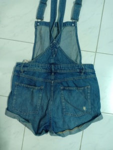 Pantalones cortos de mezclilla holgados de marca genuina para mujer, mono Vintage para mujer, pantalones vaqueros informales de verano para playa, stock de Bangladesh - Product Image 3