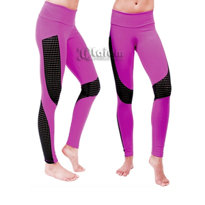 Leggings Deportivos de Secado Rápido Antibacterianos de Spandex/Poliéster con Estampado por Sublimación para Mujer, con Colores Personalizados para Entrenamiento - Product Image 4