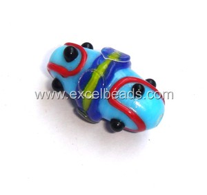 Large Designer Oval <b>Glass</b> <b>Beads</b> Multi-Purpose Indian Handmade <b>Lampwork</b> <b>Beads</b> Available Gold Blue Red White Green Made <b>Crystal</b> - Product Image 5