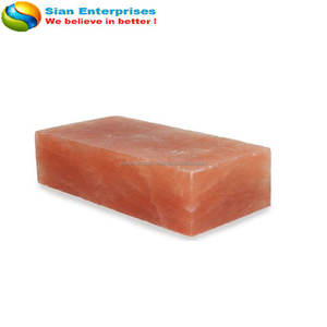 Bloc de briques de carreaux de sel en cristal de l'Himalaya sculpté 2x4x8 style Feng Shui pour la décoration de la maison jardin et extérieur par Sian Enterprises - Product Image 6