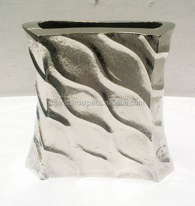 VASE à fleurs en métal ALUMINIUM pour décoration de maison VASE en métal décoration de mariage décoration de jardin meilleure qualité LOGO personnalisé - Product Image 4