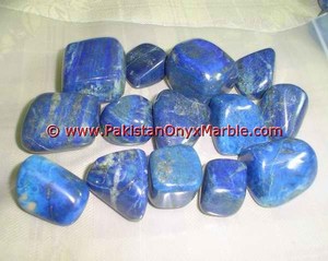 Pierres précieuses lâches de lapis lazuli naturelles polies à la main dégringolées pour une qualité supérieure - Product Image 5