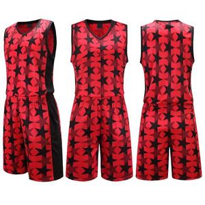 Logo personnalisé OEM Vêtements de sport de basket-ball en polyester Qui Dry Maillots imprimés par sublimation uniformes des meilleures équipes Shorts Tailles XS XL - Product Image 1