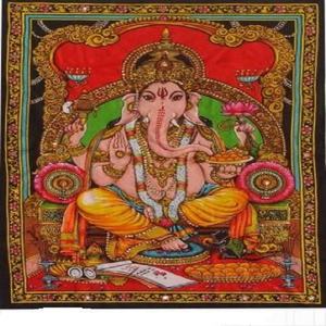 Ganesha dieux hindous mix imprimés tentures murales déesse hindoue imprimé tentures murales dieux hindous décoratif tentures murales tapisserie - Product Image 4
