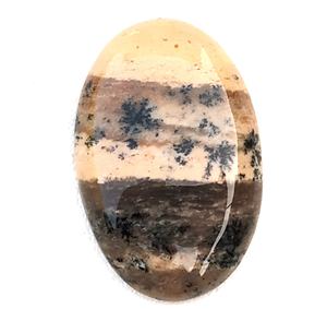 Cabochons opale dendritique naturelle de forme ovale lisse, pierres précieuses en vrac de qualité supérieure, belle pierre transparente, fabrication de bijoux - Product Image 2