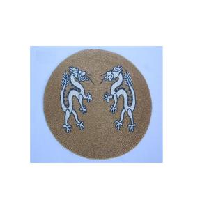 Manteles individuales con diseño de dragón de cuentas de cristal dorado hechos a mano de alta calidad en varios colores para la decoración del hogar - Product Image 2