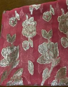 Bufanda tejida de gasa para la cabeza, seda Lurex - Product Image 6