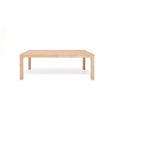 Table en bois d'acacia naturel, décoration d'hôtel et de la maison, petite table de petit déjeuner avec meubles de table en bois poli - Product Image 3