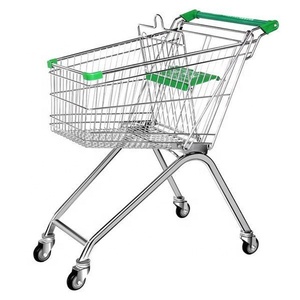Avrupa tarzı bakkal alışveriş arabası süpermarket arabaları - Product Image 3