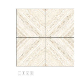 Carreaux de sol PGVT polis à haute brillance 600*600mm Carreaux vitrés en porcelaine vitrifiée à double chargement imprimés numériques pour sols - Product Image 2