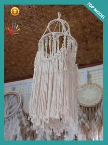 Del Bambino Del commercio all'ingrosso Boho Rotondo Appeso Macrame di Biancheria Da Letto Decorativi