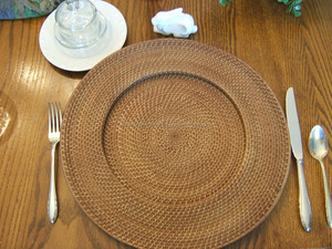 Placa de cargadores de ratán, cargador de boda, venta al por mayor, precio barato - Product Image 4