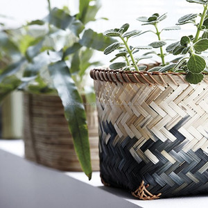 Cesta de Mimbre de Bambú Artesanal/Cesta de Almacenamiento de Bambú Hecha por Artesanos en Vietnam - Product Image 6