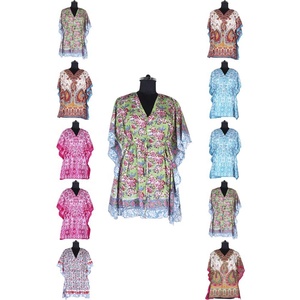 Vestido caftán corto de estilo africano - Product Image 2