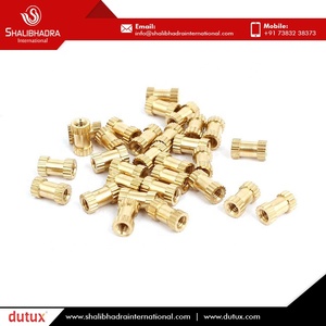 Best M2.5 Brass Insert Nut Premium Quality <b>Fasteners</b> from India with Precision Screw Thread for Wood Insert Applications - Product Image 2