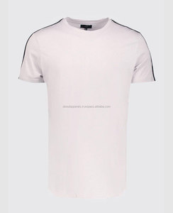 Venta al por mayor a granel de manga corta de cuello redondo camisa blanca de los hombres en blanco transpirable Camiseta 100% algodón liso personalizado - Product Image 4