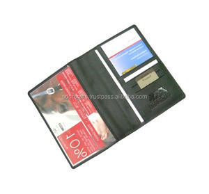Porte-cartes de passeport de voyage de nouveau style avec couverture en cuir Design élégant pour un transport facile - Product Image 1