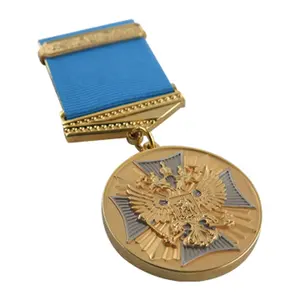 Yüksek kaliteli özel boş kumaş şerit süblimasyon ödül madalyası