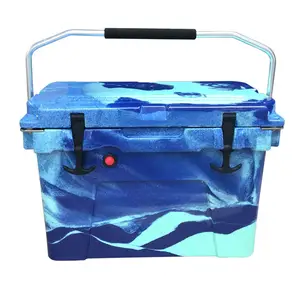 Nhỏ MOQ Oem Tái Sử Dụng 20L Ice cooler hộp LLDPE Nguyên Liệu đá ngực