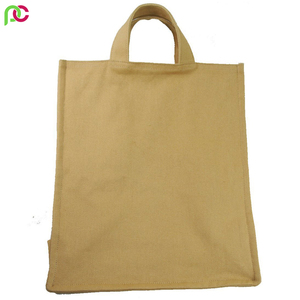 Bolso de mano de lona y algodón para mujer, con asa de cuero, para compras y comestibles - Product Image 5