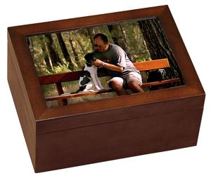 Marco de fotos, urna de cremación, conjunto de 3 suministros funerarios, Brassworld, India - Product Image 6