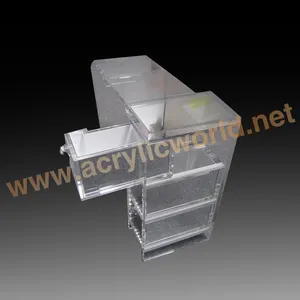 Perspex Pedestal/ clear transparent S Shape Clear Acrylic Side Tables acrylic desk chair