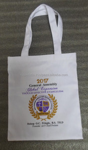 Sacs fourre-tout en coton avec logo imprimé personnalisé et écologique de haute qualité avec fermeture éclair sac à provisions réutilisable - Product Image 3