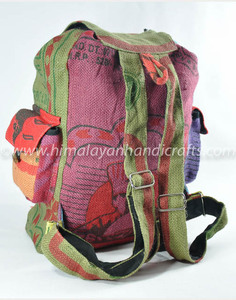 Bolsa de yute reciclada y mochila RRJB-0001-A - Product Image 3